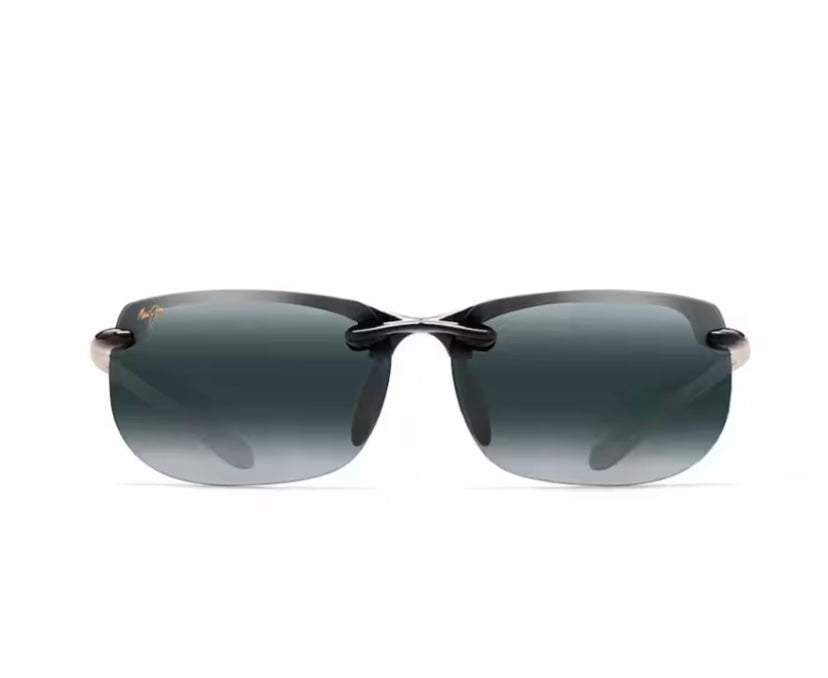 💯% Authentic Maui Jim BANYANS ME-BG MJ 412-02 70-17 130 Black/Grey