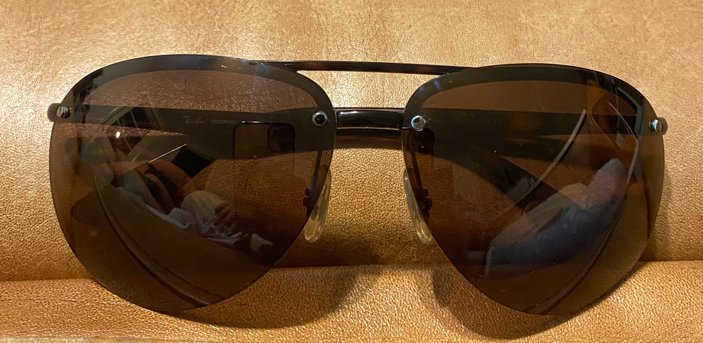 💯% Authentic RAY-BAN RB4294 Women’s Tortoise/Brown
Chromance Aviator Sunglasses