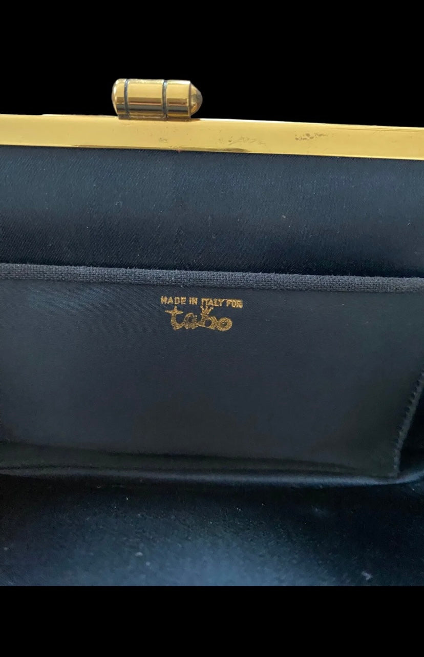 Vintage Italian Renaissance Printed Clutch Made By Tano