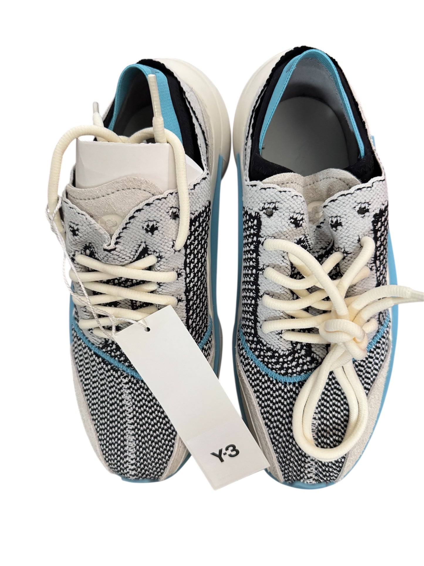 Adidas Y-3 Qisan Knit Off White/Off White-Orbit Grey FZ6399 US 6