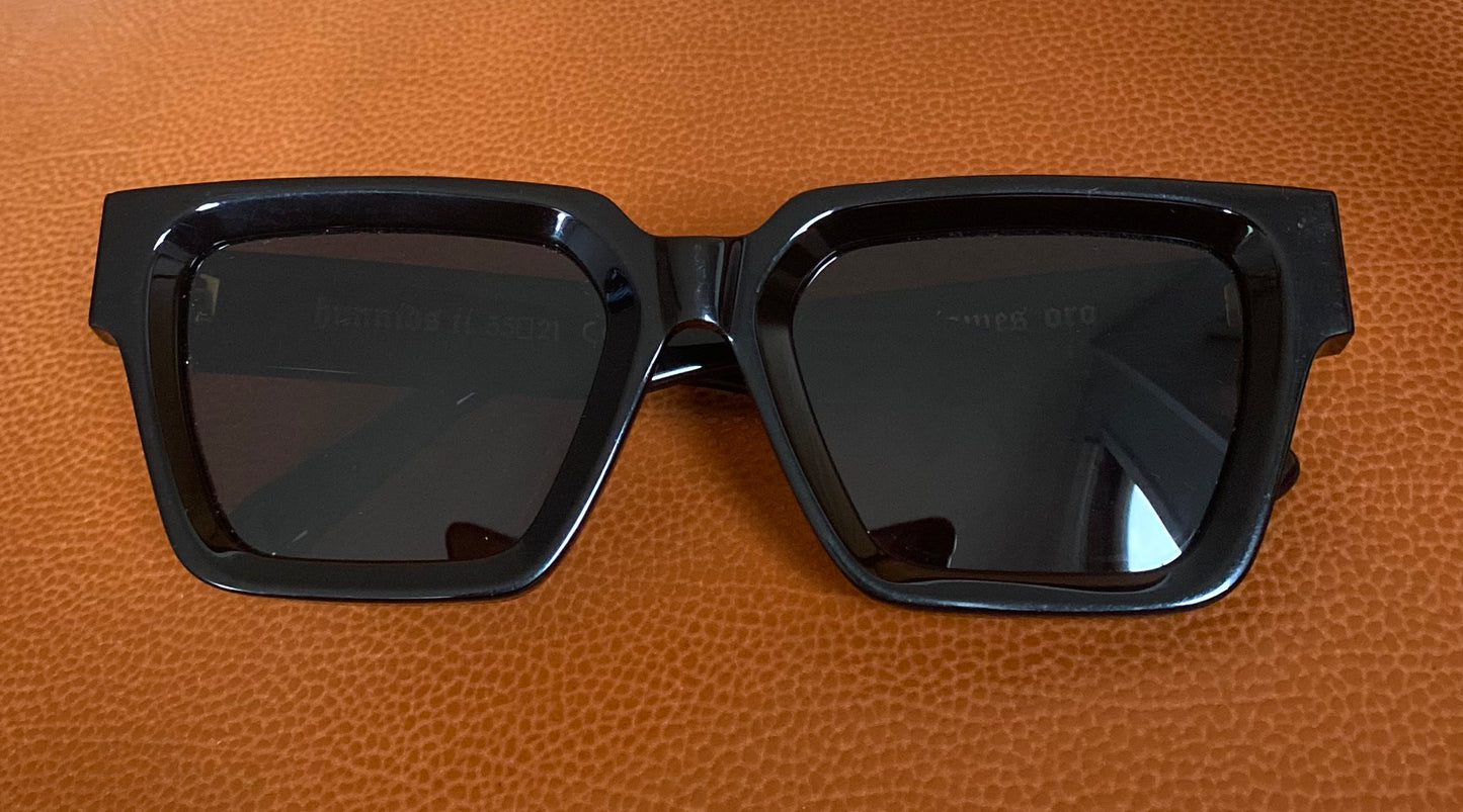 💯% Authentic James Oro Collection Í BLACK HUNNÍDS ÍÍ 55-21 Black