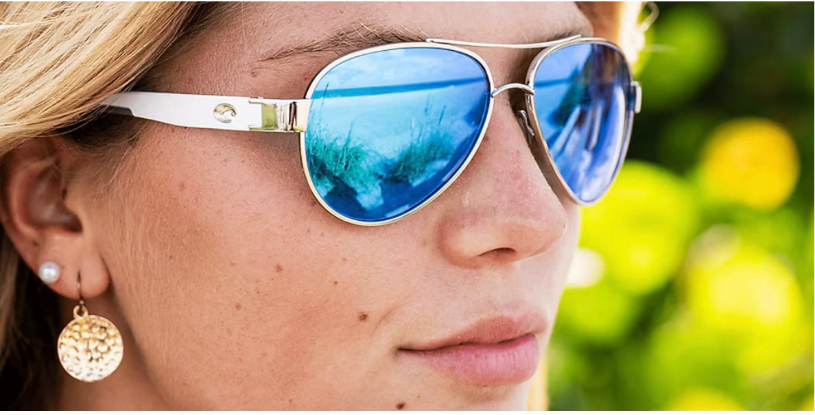 Costa LORETO Palladium Frame Green Mirror Polarized Glass 580P Lenses D6S4006 40060556 LR 21 56-14 126