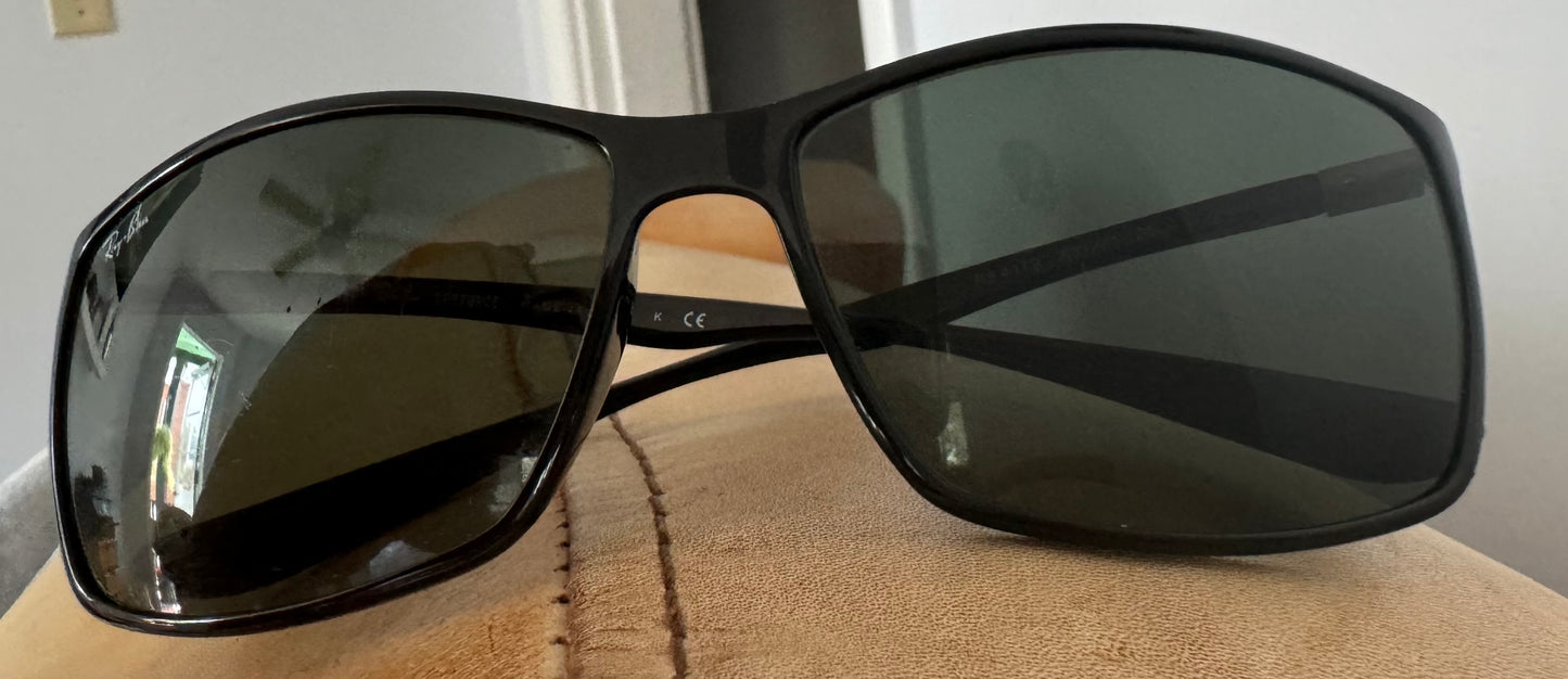 šÆ% Authentic RAY-BAN RB4179 LITEFORCE Black/Green