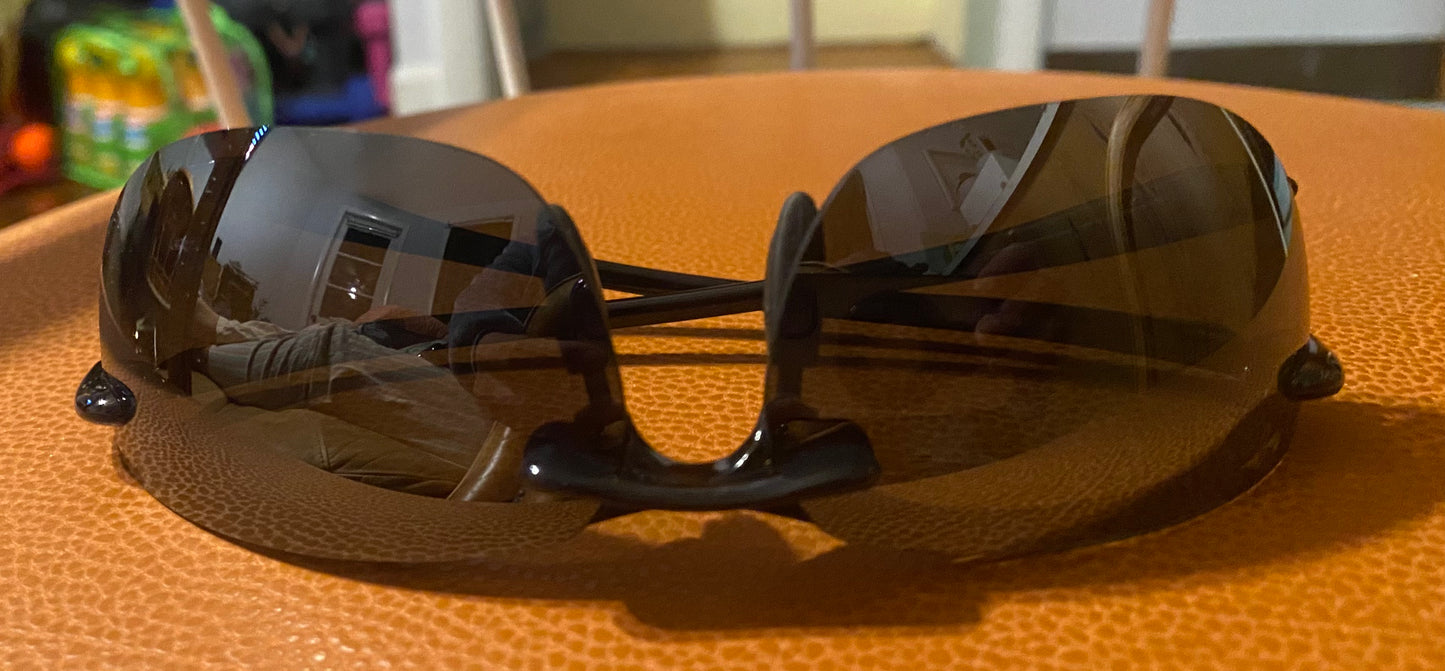 💯% Authentic Maui Jim BANYANS ME-BG MJ 412-02 70-17 130 Black/Grey