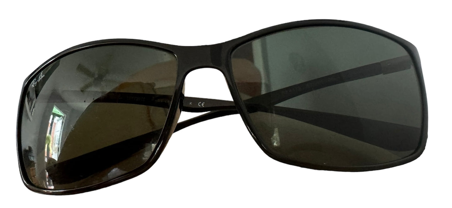 šÆ% Authentic RAY-BAN RB4179 LITEFORCE Black/Green