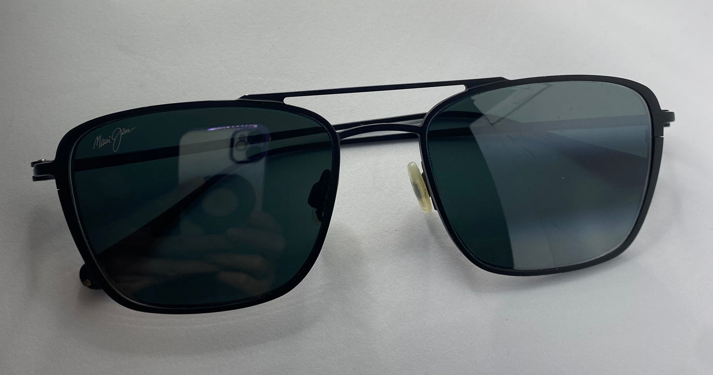 Authentic Maui Jim MJ542N-2M EBB&FLOW Sunglasses 54-20 145 MatteBlack/Grey