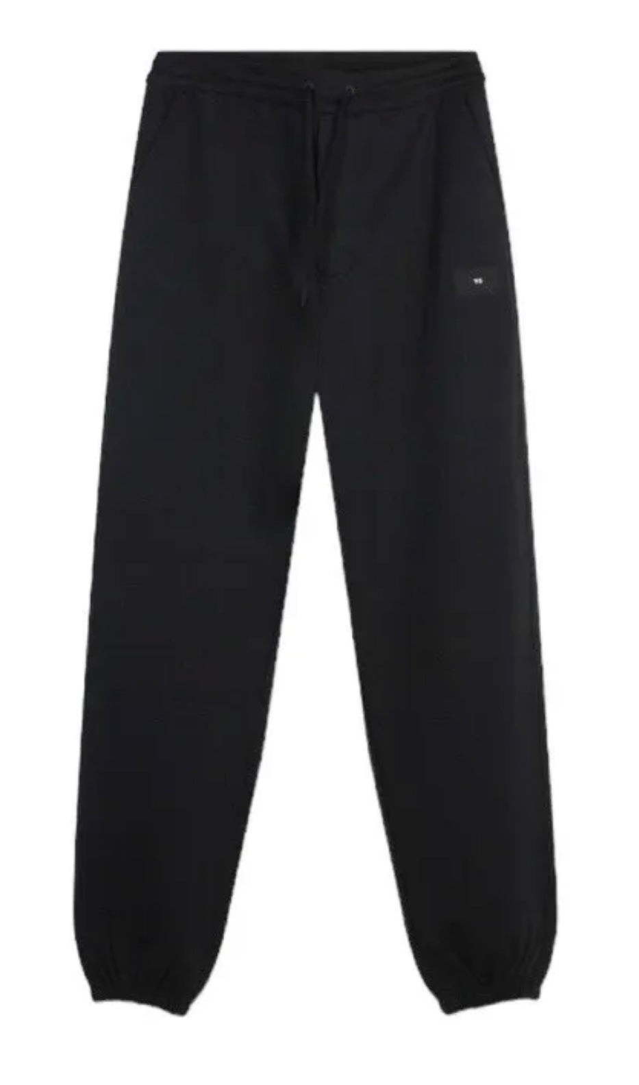 Authentic adidas Y-3 Organic Cotton Terry Cuff Straight Pants Us S Black