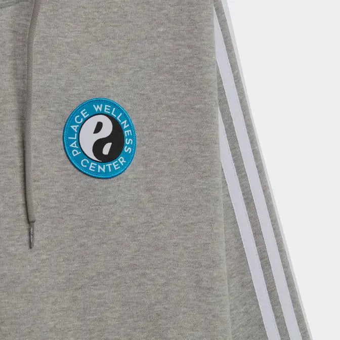 Authentic Palace x adidas Originals Graphic Hoodie - US Medium and S Grey Heather