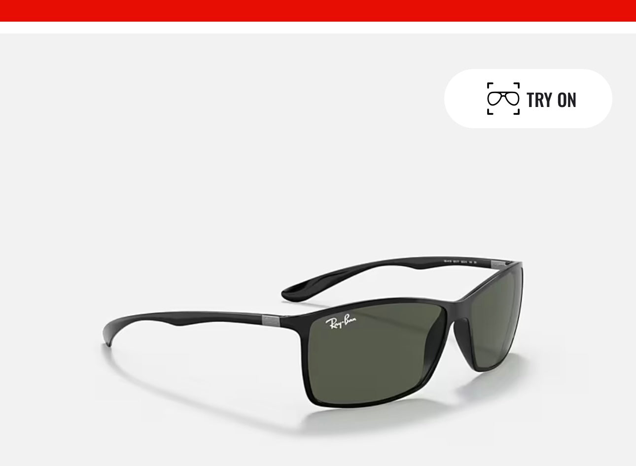 šÆ% Authentic RAY-BAN RB4179 LITEFORCE Black/Green