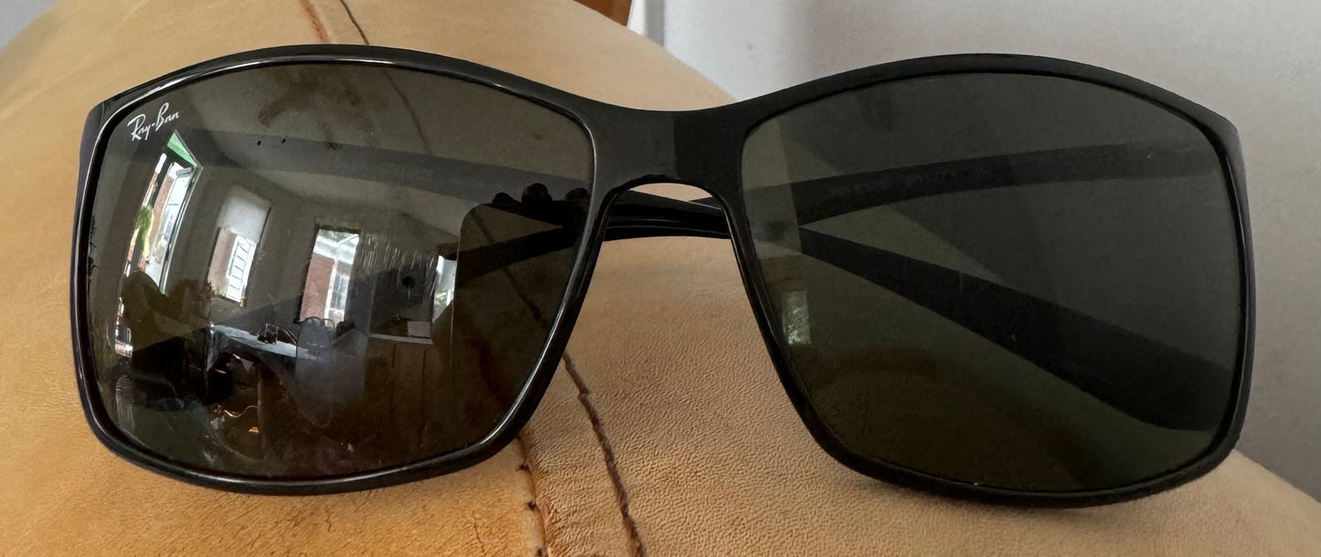 šÆ% Authentic RAY-BAN RB4179 LITEFORCE Black/Green