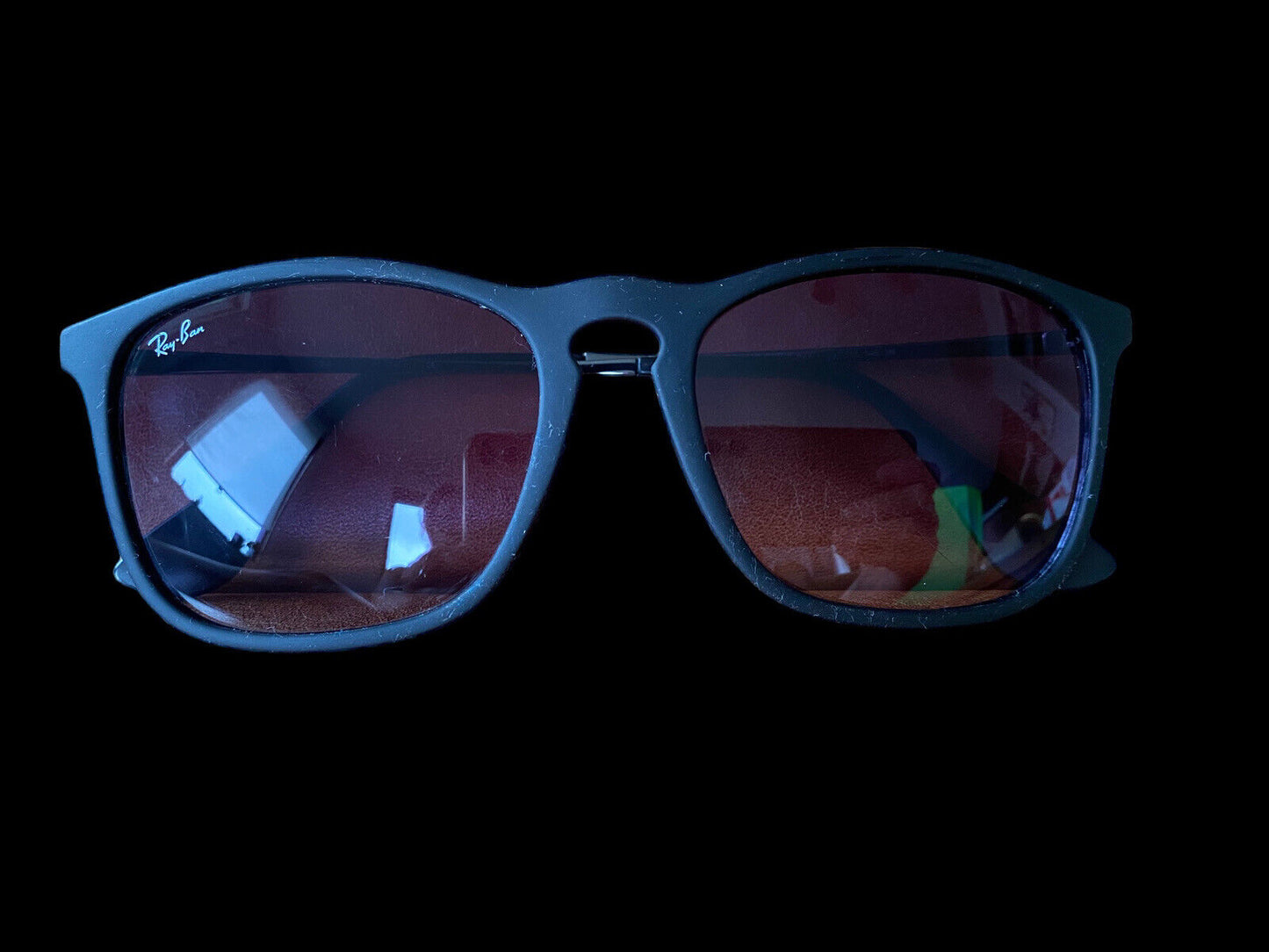 💯% Authentic Ray Ban RB4187 CHRIS 622/8G 54-18 Black Matte/Grey Gradient