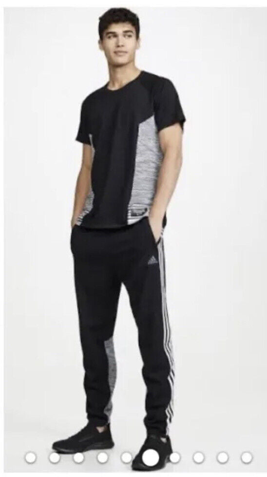 Authentic Adidas Men's x Missoni Astro Knit Pant Black/White