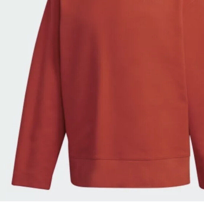 šÆ % AUTHENTIC Y-3 CL BY ADIDAS CHEST LOGO SWEATSHIRT US M RED