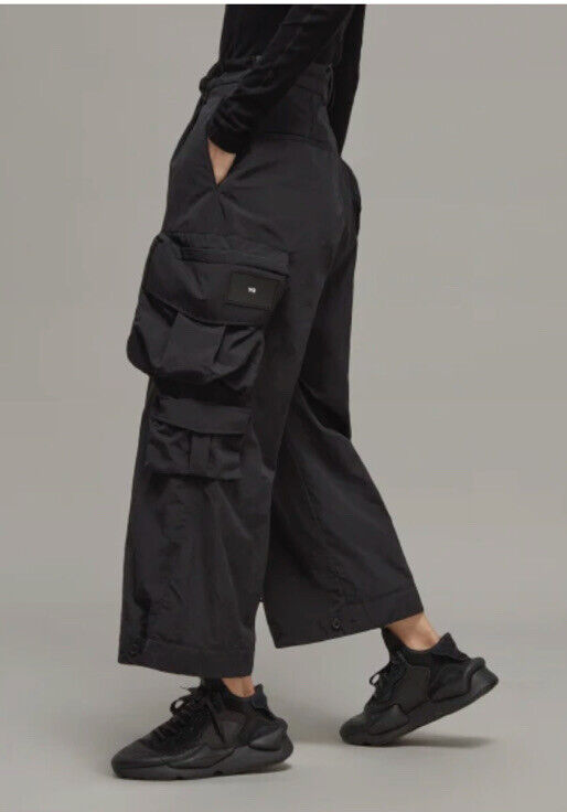 π― % Authentic Y-3 CRINKLE NYLON CUFFED PANTS