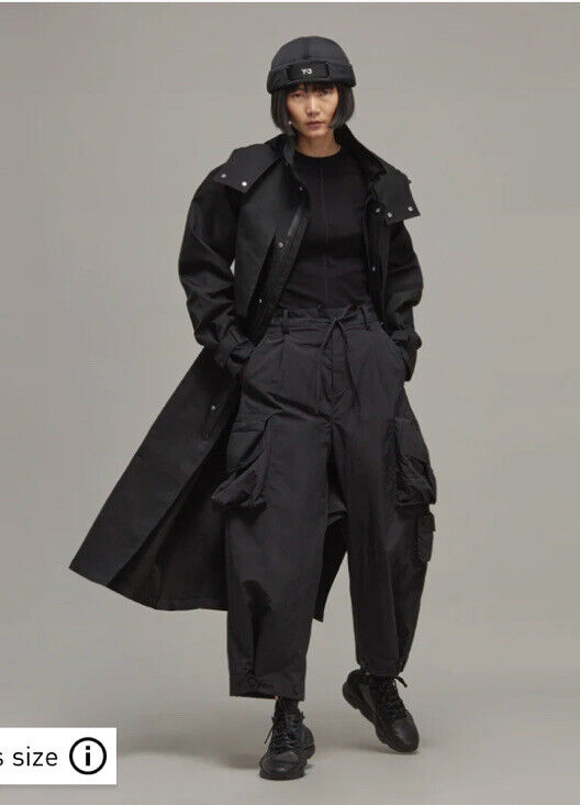π― % Authentic Y-3 CRINKLE NYLON CUFFED PANTS
