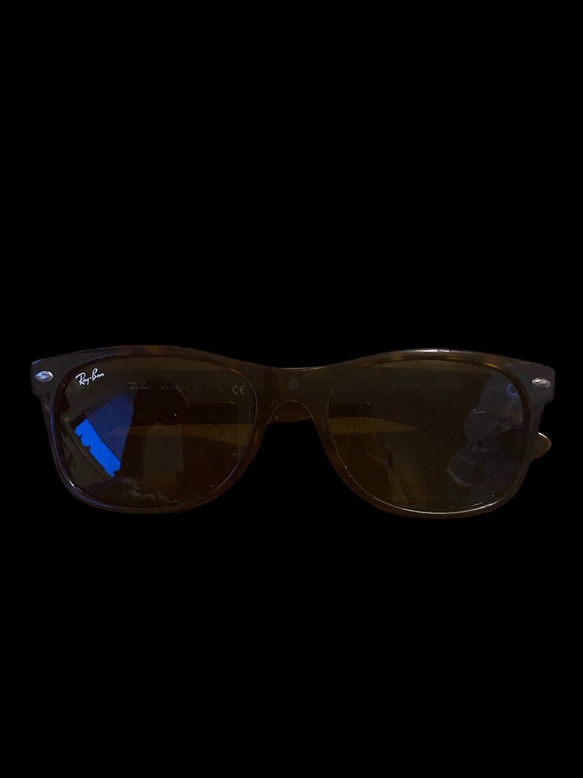 💯%Authentic Ray-Ban New Wayfarer Classic Sunglasses RB2132 902 Gloss Tortoise/G Polarized