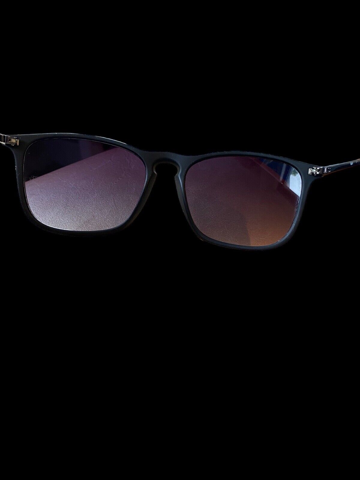 💯% Authentic Ray Ban RB4187 CHRIS 622/8G 54-18 Black Matte/Grey Gradient