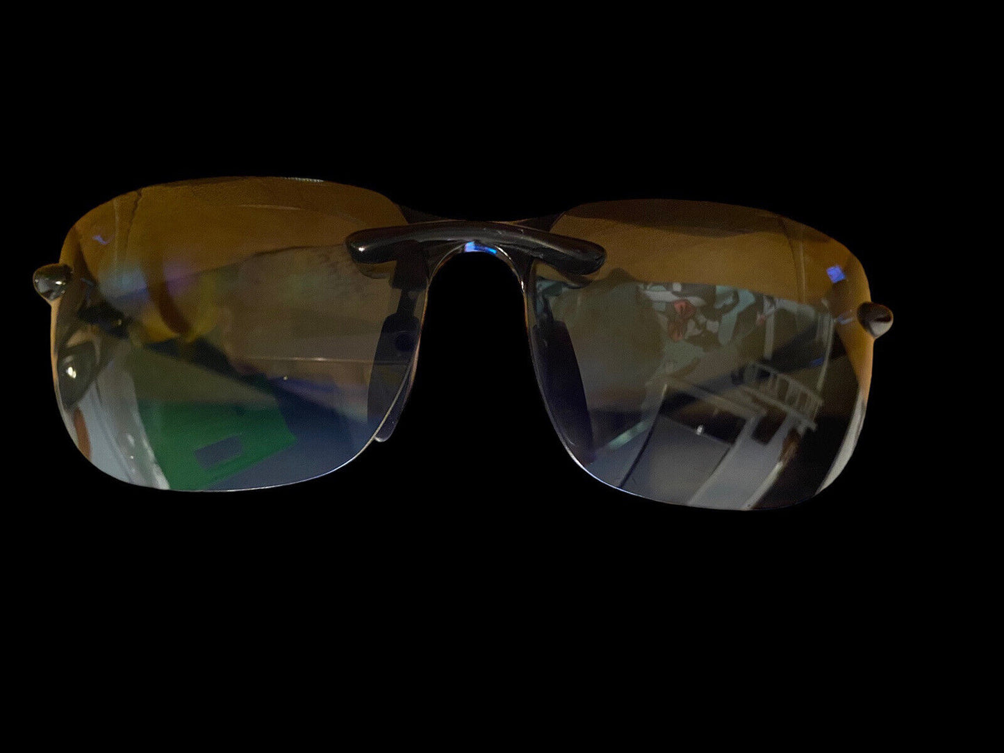 💯% Authentic Maui Jim MJ 412-02 70-17 130 BANYANS Polarized Rimless Sunglasses