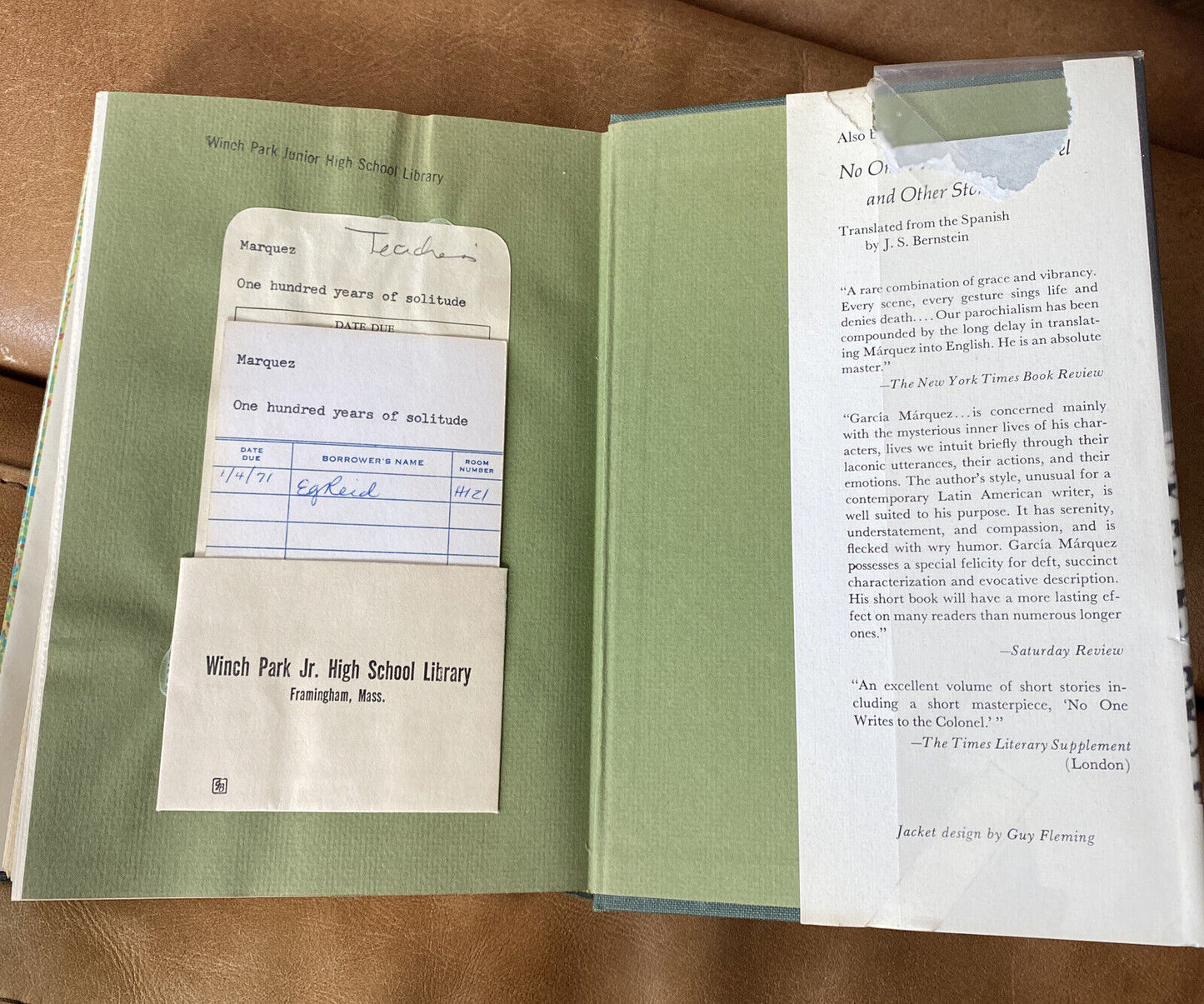 One Hundred Years of Solitude Novel by Gabriel García Márquez First Edition