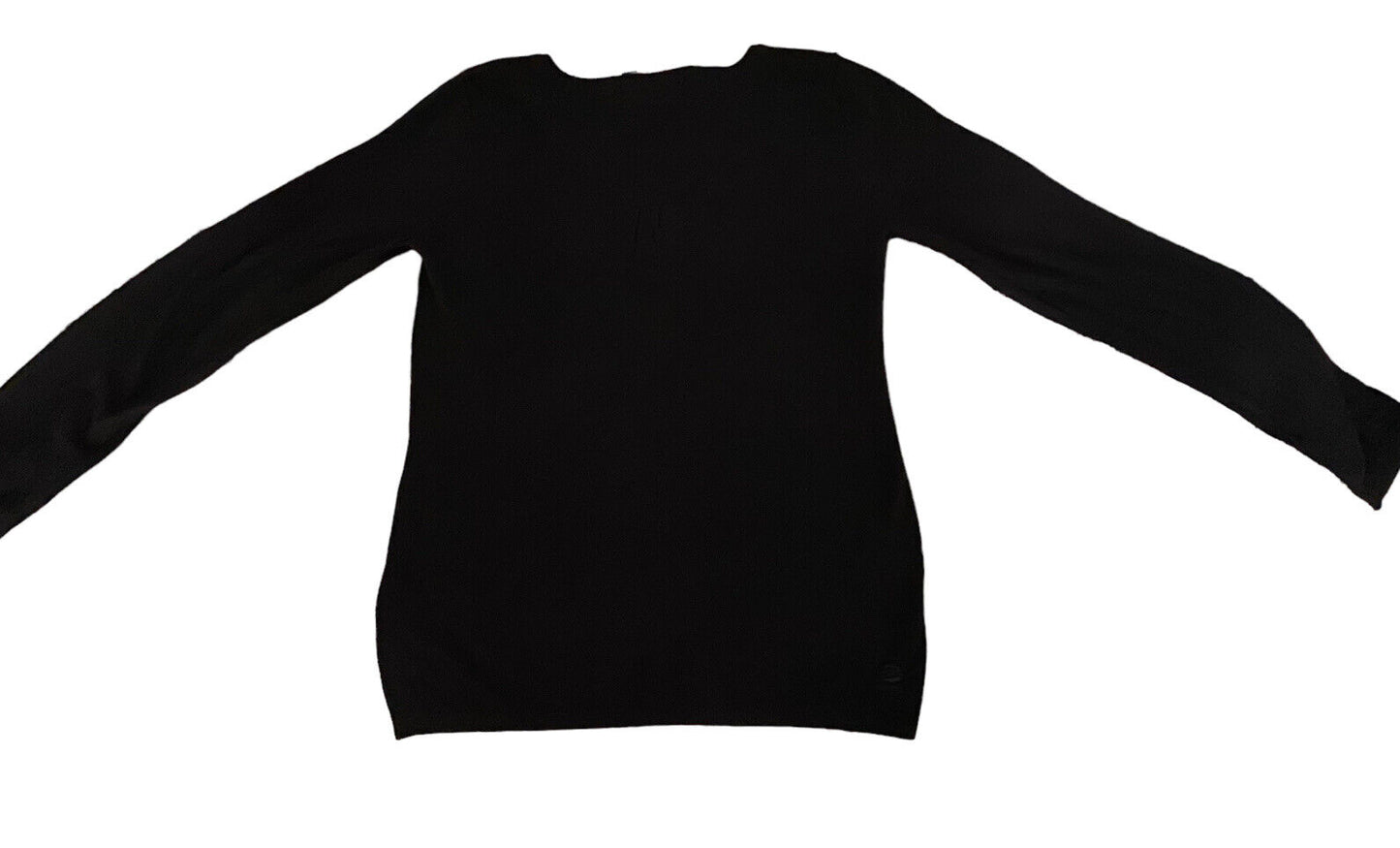 💯 % Authentic Porsche Design Knit V-Neck Long Sleeve Black Sz M