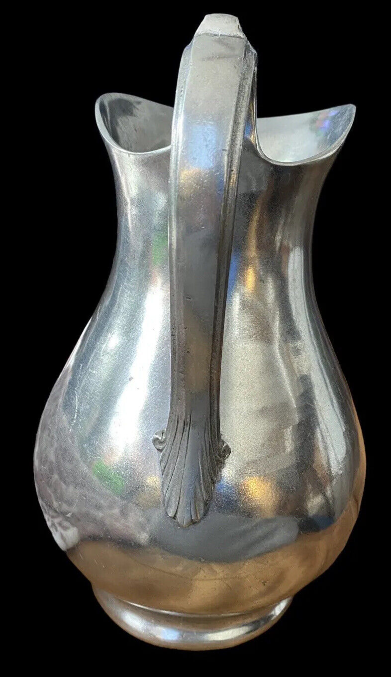 fluted pewter pitcher