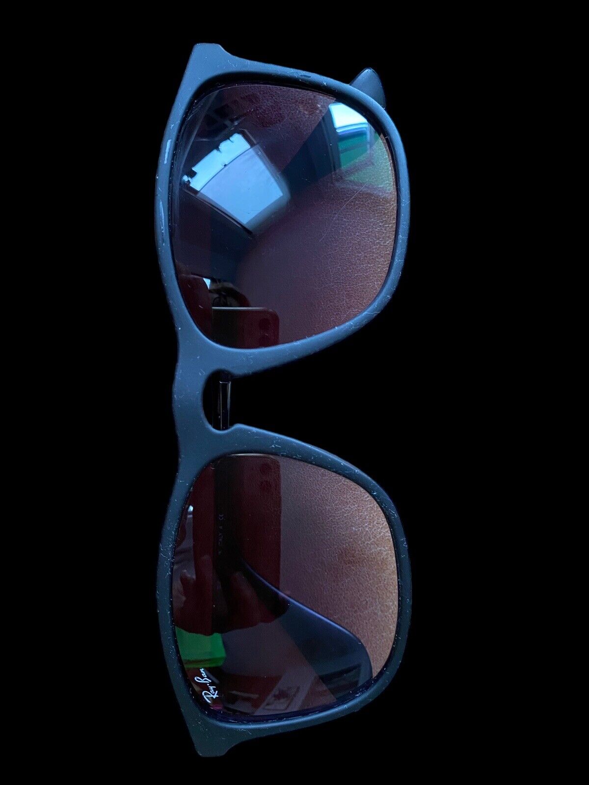 💯% Authentic Ray Ban RB4187 CHRIS 622/8G 54-18 Black Matte/Grey Gradient