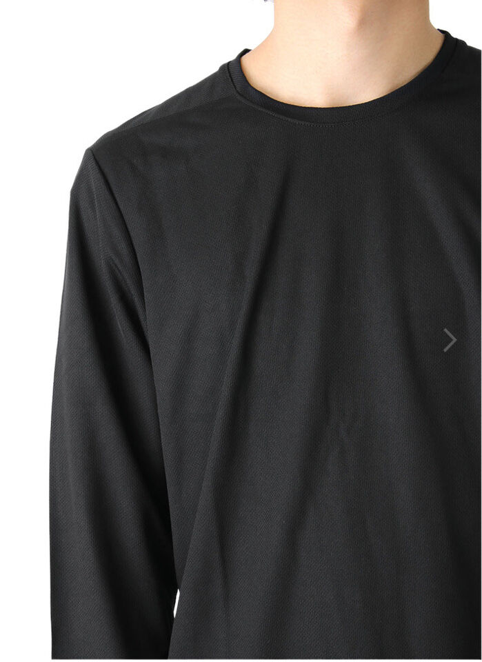 💯 % Authentic Yohji Yamamoto Y-3 CE9474 Black LS Tee "Brand With Three Stripes