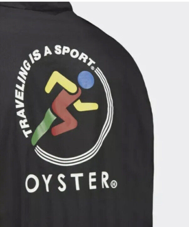 šÆ % Authentic Adidas Jacket x Oyster Holdings Black Sz L sheds rain and snow