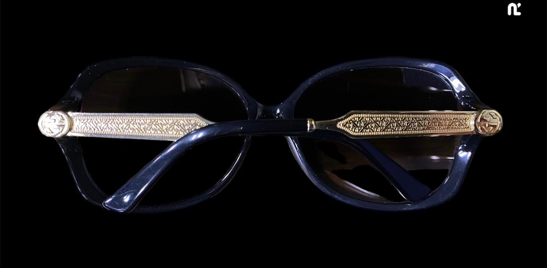 💯 % Authentic Gucci Gradient Sunglasses GG0076S 002 60-16 130 Black/ Grey Gradient