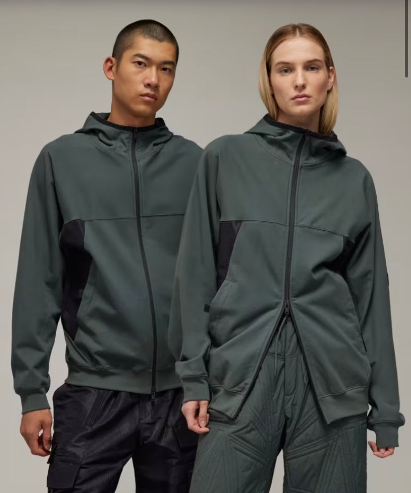 💯 % Authentic Y-3 STRETCH TERRY ZIP HOODIE IP7669 US S