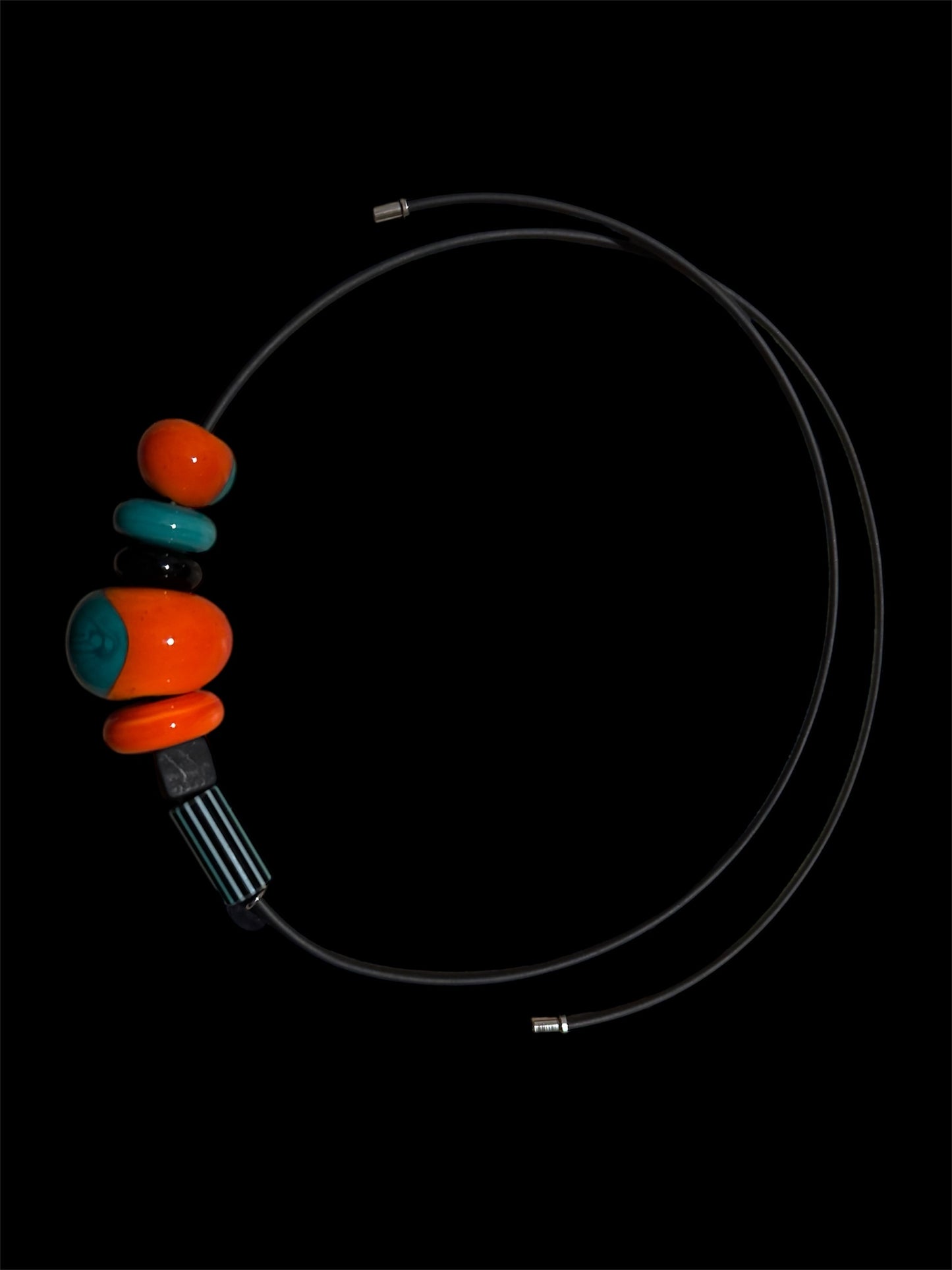 Necklace Smile Glass Beads
design Marina e Susanna Sent Necklace Choker made in Italy