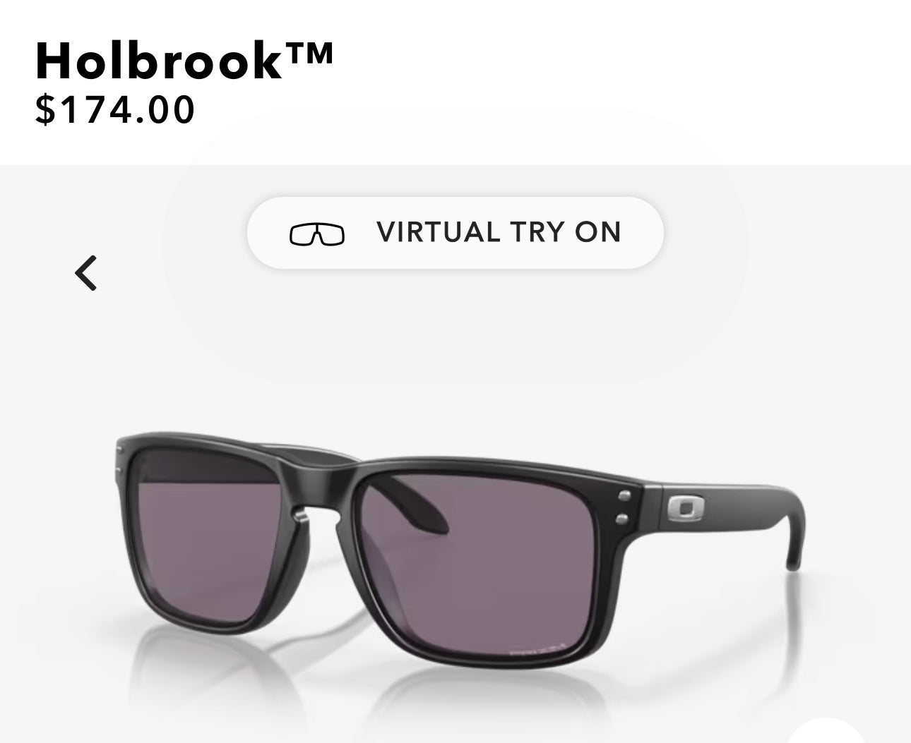 Oakley Holbrook™ Prizm Grey Lenses/Matte Black Frame 57-18 137