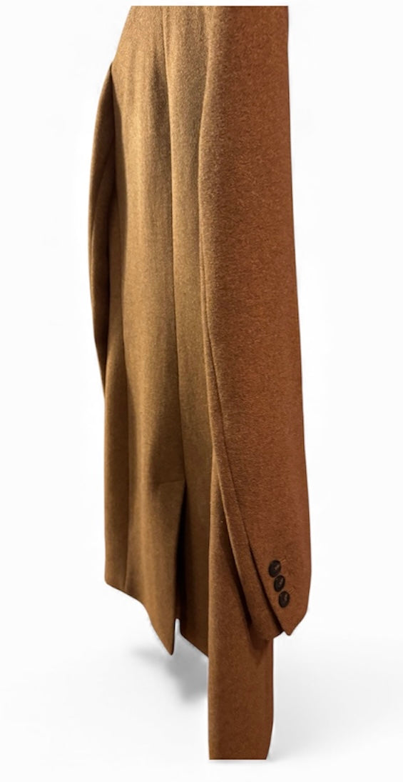 JCrew Wood Caramel Coat Jacket Style E6228 SZ 10