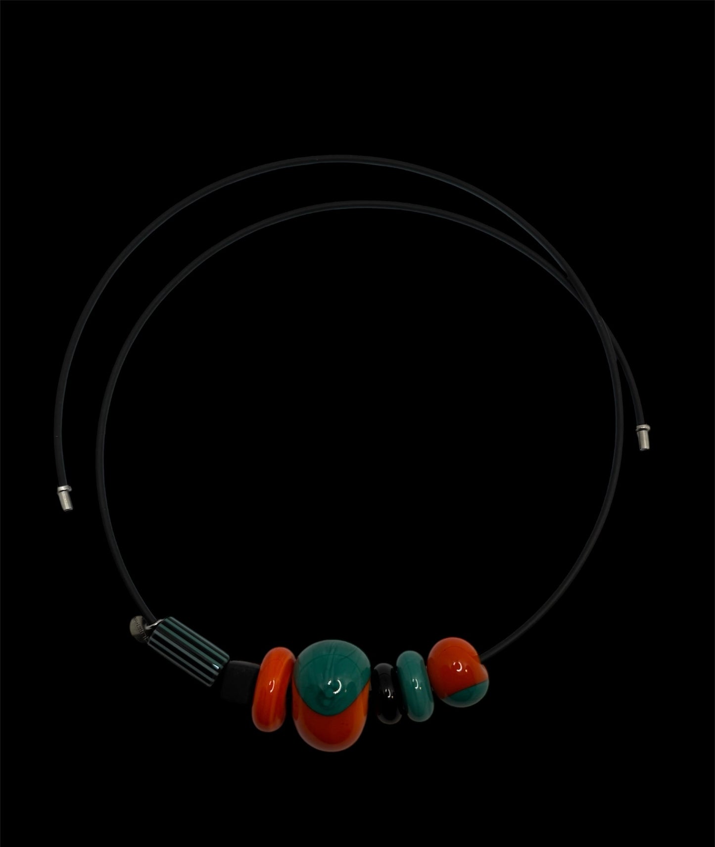 Necklace Smile Glass Beads
design Marina e Susanna Sent Necklace Choker made in Italy