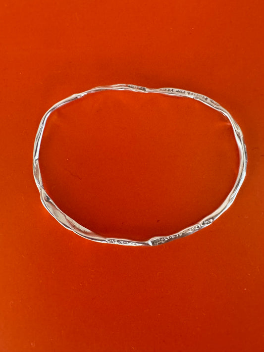 She Believed She Could So She Did 925 Silver Bangle Inspiritional Bracelet