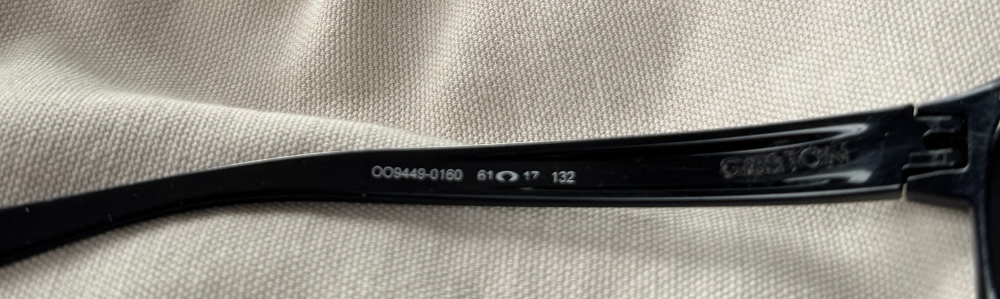 Oakley Gibston OO9449-0160 61-17 132 Prizm Black Lenses, 
Black Frame