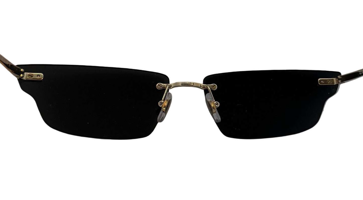 Ray-Ban RB3731 Anh GeometricLight GoldSunglasses Bio-Based 66-15 145 3N Gold/Grey