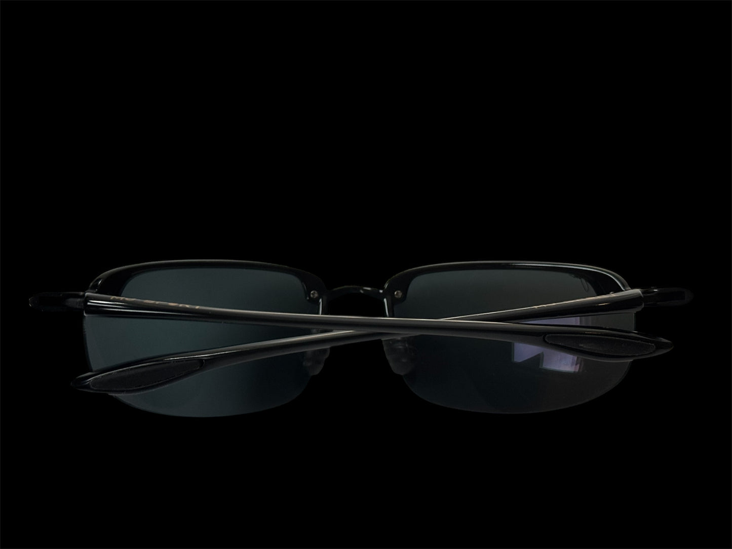 Maui Jim HO'OKIPA 407-02 Gloss Black / Neutral Grey Lens 64-17 130 Made in Japan