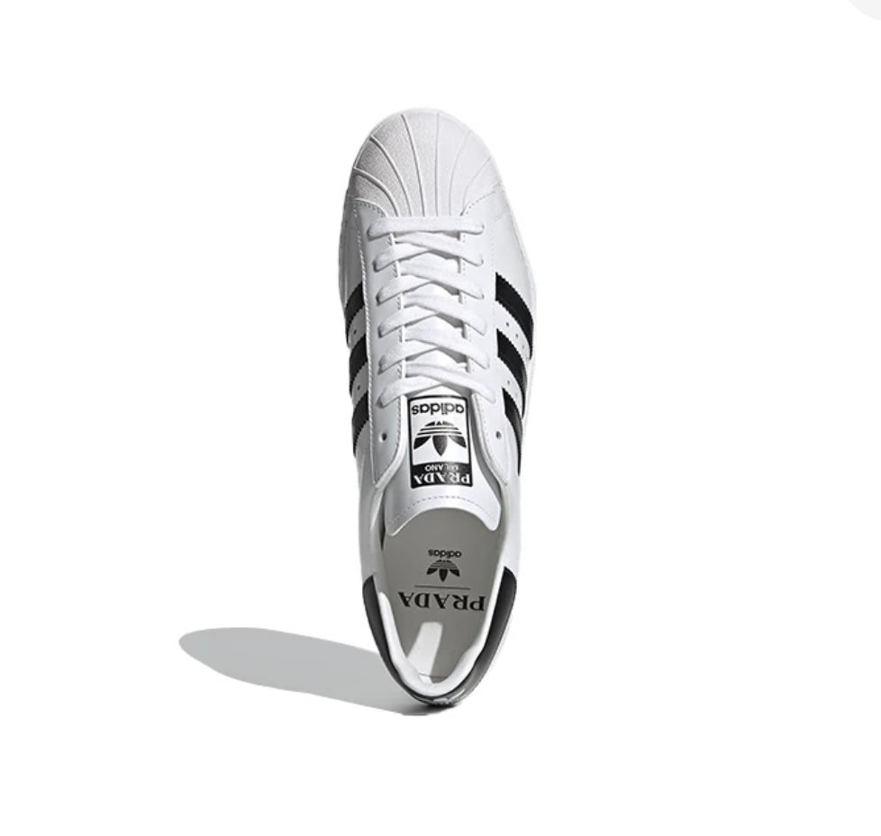 Adidas Prada x Superstar 'White Black' US 8.5 FW6680 Unisex