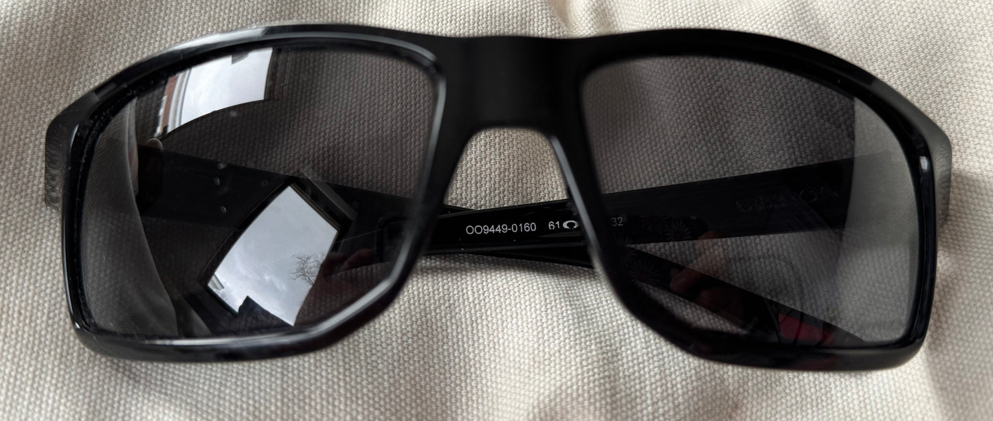 Oakley Gibston OO9449-0160 61-17 132 Prizm Black Lenses, 
Black Frame