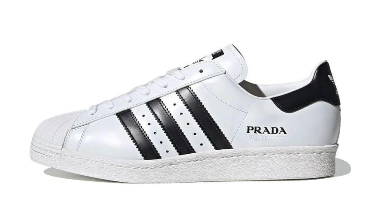 Adidas Prada x Superstar 'White Black' US 8.5 FW6680 Unisex