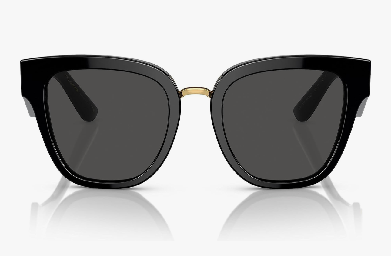 Dolce & Gabbana DG4437-501/87 Sunglasses BLACK w/DARK GRAY 51mm