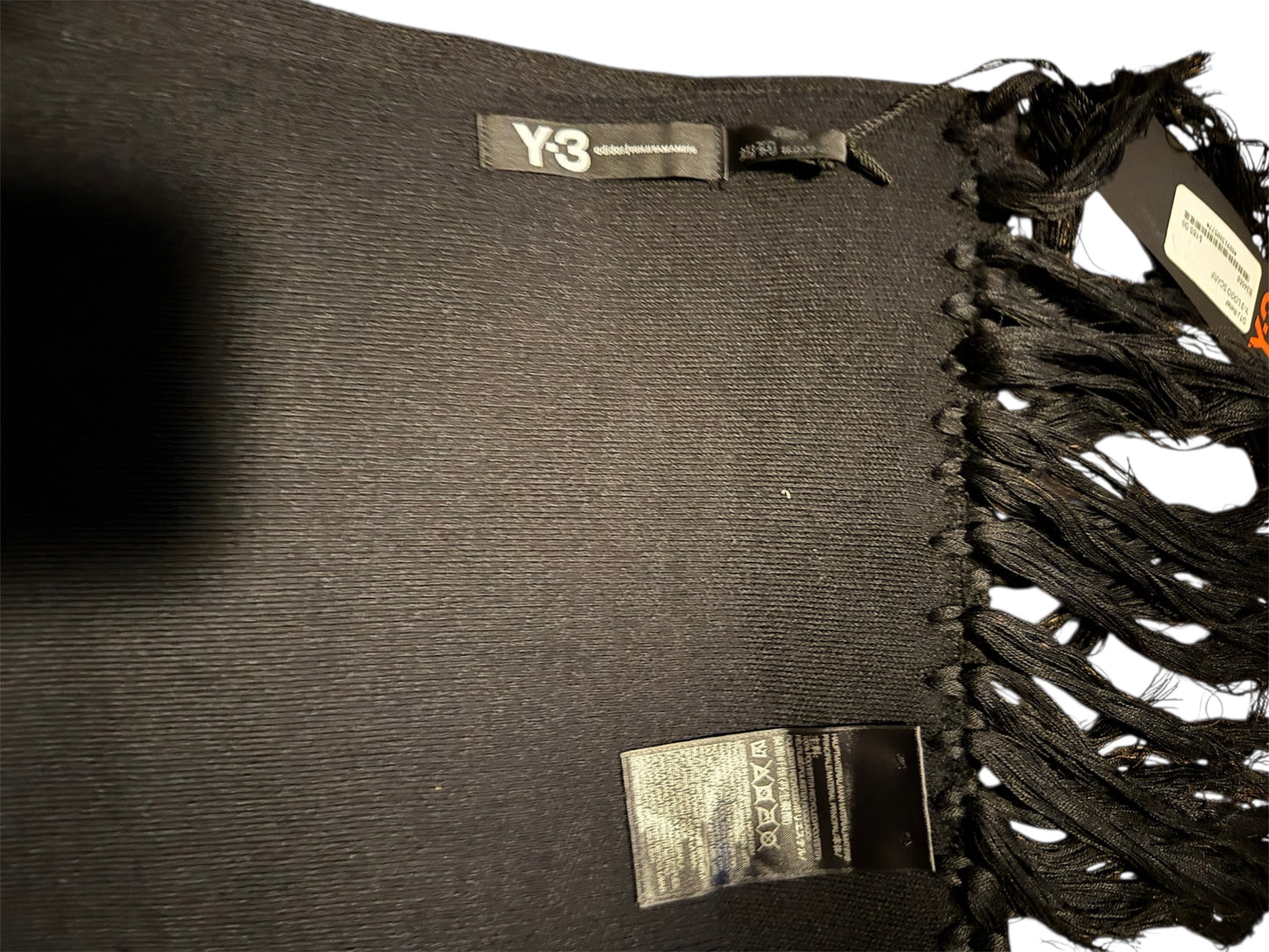 DTJ Retail Y-3 Logo Scarf B34668 | Authentic Yohji Yamamoto