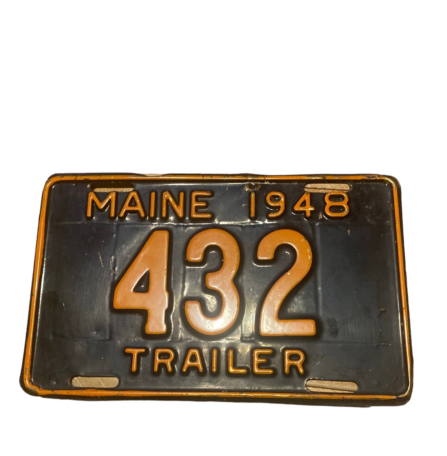 1948 MAINE TRAILER LICENSE PLATE