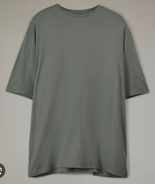 💯 % Authentic Y-3 BOXY SHORT SLEEVE TEE IP7711 US S Stone Green