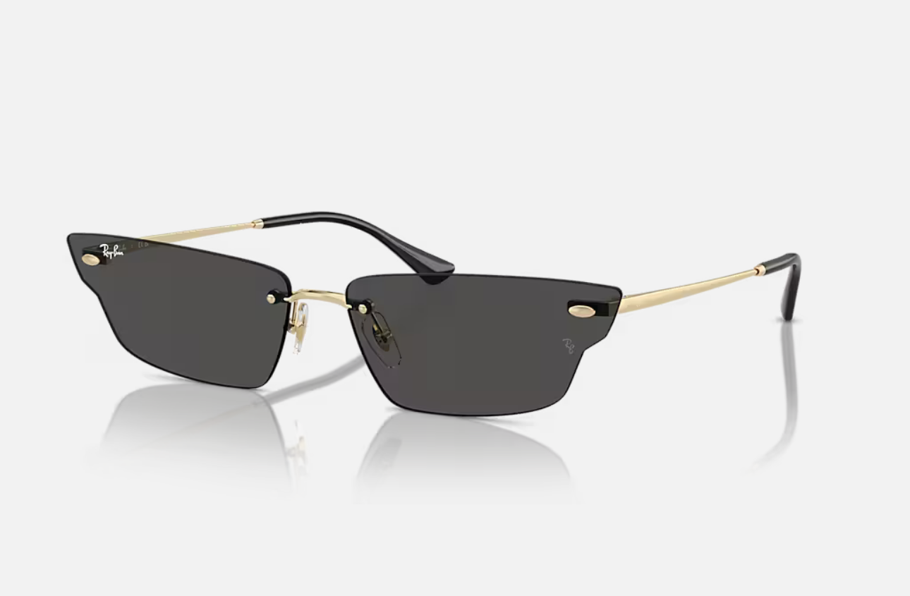 Ray-Ban RB3731 Anh GeometricLight GoldSunglasses Bio-Based 66-15 145 3N Gold/Grey