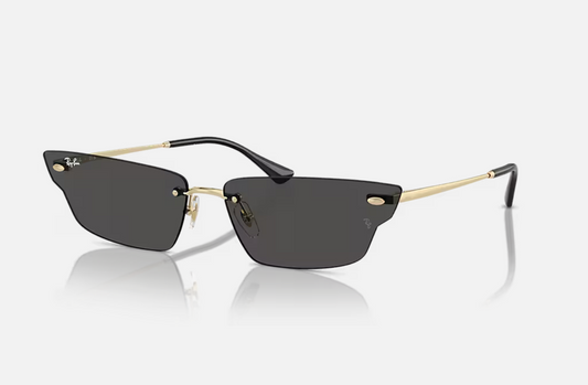 Ray-Ban RB3731 Anh GeometricLight GoldSunglasses Bio-Based 66-15 145 3N Gold/Grey