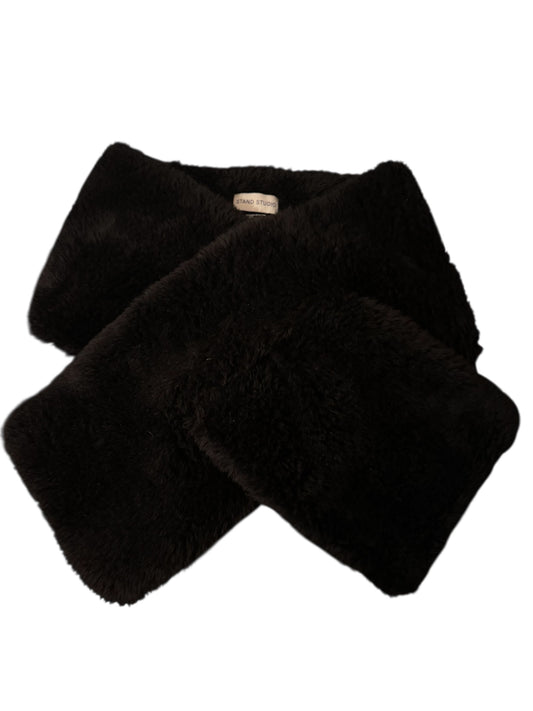 Jayla Wool-blend Faux Fur Scarf