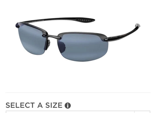 Maui Jim HO'OKIPA 407-02 Gloss Black / Neutral Grey Lens 64-17 130 Made in Japan