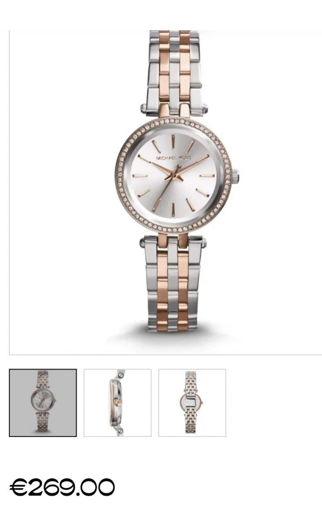 Authentic Michael Kors Petite MK3298 Wrist Watch for Women